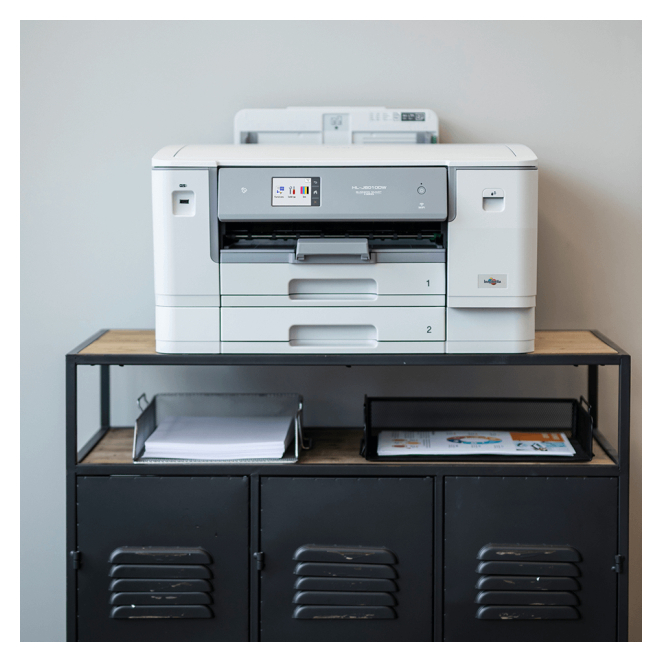 Brother HL-J6010DW impresora de inyección de tinta Color 1200 x 4800 DPI A3 Wifi 3 Brother HL-J6010DW en ambiente de oficina