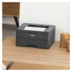 Impresora láser Brother HL-L2400DWE con wifi, resolución de 1200 x 1200 DPI y capacidad para A4. SKU: HLL2400DWERE1