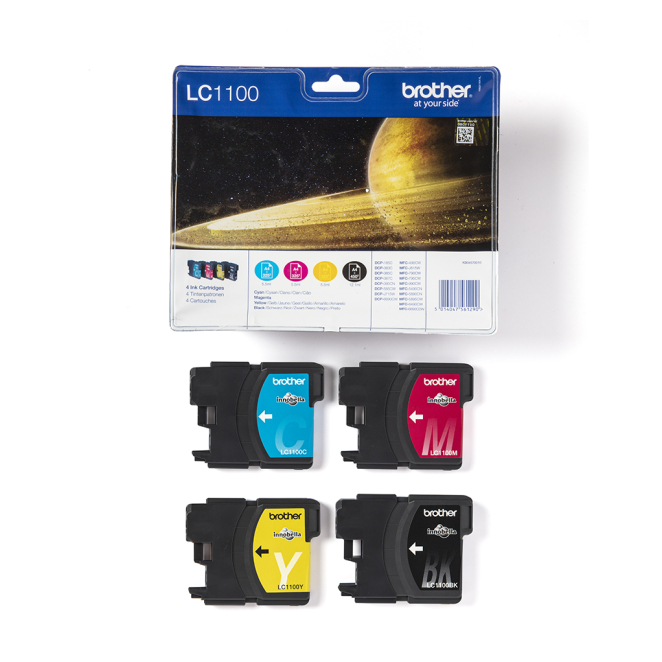 Brother LC1100VALBPDR cartucho de tinta 4 pieza(s) Original Negro, Cian, Magenta, Amarillo 3 Hermosa lista de perfiles de usuario ideal para Brother LC1100VALBPDR