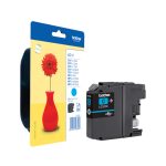 Cartucho de tinta Brother modelo LC121C en color cian, original y de alto rendimiento, SKU: LC121C