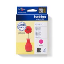 Brother LC121M cartucho de tinta original en color magenta, 1 pieza, SKU: LC121M