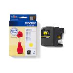 Cartucho de tinta original Brother LC-121Y de color amarillo. SKU: LC121Y. Ideal para impresiones nítidas y duraderas.
