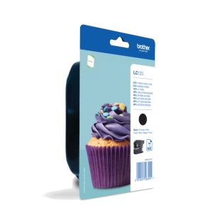 Cartucho de tinta Brother LC123BKBP original negro, SKU: LC123BKBP, alto rendimiento y calidad
