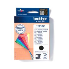 Brother cartucho de tinta original en color negro modelo LC-223BK, ideal para impresiones nítidas y duraderas. SKU: LC223BK