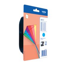 Cartucho de tinta cian Brother LC223CBP original de alta calidad, ideal para impresiones vívidas y precisas.