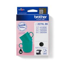 Cartucho de tinta Brother modelo LC227XLBK, color negro, capacidad extra grande, SKU LC227XLBK