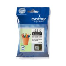 Cartucho de tinta Brother LC3217BK original en color negro ideal para impresiones de calidad
