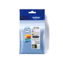 Pack de 4 cartuchos de tóner Brother LC3219XLVAL originales en negro, cian, magenta y amarillo, SKU LC3219XLVALDR