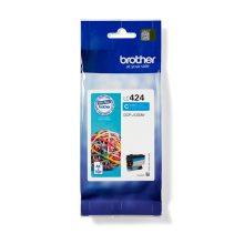 Cartucho de tinta Brother LC424C original cian, una pieza, SKU LC424C, consumible de alta calidad
