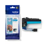 Cartucho de tinta Brother LC424C original cian, una pieza, SKU LC424C, consumible de alta calidad