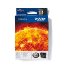 Cartucho de tinta negro original Brother LC980BK, una pieza, ideal para impresoras Brother, SKU LC980BK