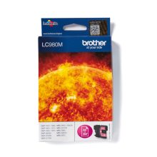 Imagen del cartucho de tinta Brother LC980M en color magenta, SKU: LC980M. Ideal para impresoras Brother, alta calidad y rendimiento.