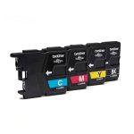 Paquete de 4 cartuchos de tinta Brother LC985VALBP en colores negro, cian, magenta y amarillo, SKU LC985VALBP.