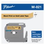 Brother M821 cinta para impresora de etiquetas en negro, ideal para TPV y etiquetado, número de producto M-821