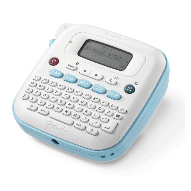 Brother PT-N25BT impresora de etiquetas Transferencia térmica Color 180 x 180 DPI 12 mm/s Inalámbrico Bluetooth 3 Etiqueta impresa con Brother PT-N25BT