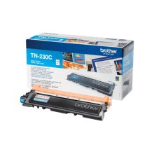 Cartucho de tóner cian Brother TN-230C, original y de alto rendimiento, SKU TN230C, ideal para impresoras.