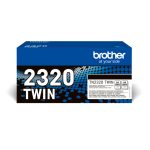 Brother cartucho de tóner 1 pieza original negro con SKU TN2320TWIN