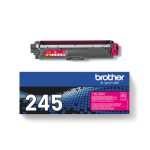 Cartucho de tóner original Brother modelo TN-245M en color magenta, diseñado para impresoras Brother, 1 pieza. SKU: TN245M
