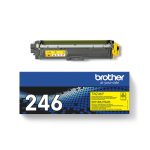 Brother TN-246Y cartucho de tóner original amarillo para impresoras láser. SKU: TN246Y.