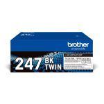 Pack de 2 cartuchos de tóner negro original Brother TN-247BKTWIN