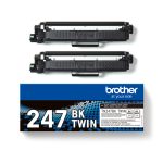 Pack de 2 cartuchos de tóner negro original Brother TN-247BKTWIN