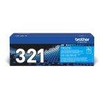 Cartucho de tóner cian Brother TN-321C, 1 pieza, original, alto rendimiento en impresiones profesionales. SKU: TN321C