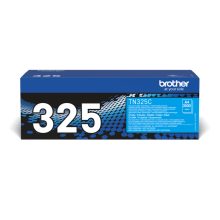 Cartucho de tóner cian original Brother TN-325C de alta capacidad, ideal para impresoras Brother