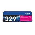 Cartucho de tóner Brother TN-329M en color magenta, original y de alta capacidad, SKU TN329M