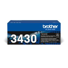 Cartucho de tóner Brother TN-3430, 1 pieza, original, color negro, SKU TN3430, consumibles.