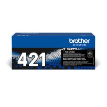 Imagen del cartucho de tóner original Brother TN-421BK de color negro, SKU TN421BK, alta capacidad para impresoras.
