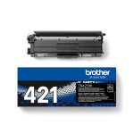 Imagen del cartucho de tóner original Brother TN-421BK de color negro, SKU TN421BK, alta capacidad para impresoras.