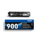 Cartucho de tóner Brother TN-900BK original en negro, ideal para impresión de alta calidad. SKU: TN900BK.