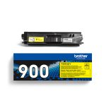 Brother TN-900Y cartucho de tóner amarillo, 1 pieza, original, SKU TN900Y, para impresoras Brother