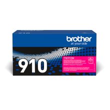 Brother TN-910M cartucho de tóner original, color magenta, SKU TN910M, una pieza.