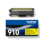 Cartucho de tóner amarillo original Brother TN-910Y con alto rendimiento, SKU TN910Y