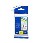 Cinta Brother TZE-241 para impresora de etiquetas con texto Negro sobre blanco. SKU: TZE241