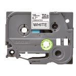 Cinta Brother TZE-241 para impresora de etiquetas con texto Negro sobre blanco. SKU: TZE241