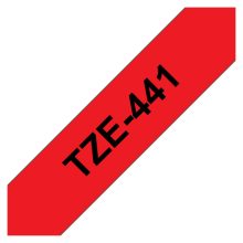 Cinta Brother TZE-441, cinta para impresora de etiquetas Negro sobre rojo, SKU TZE441