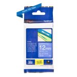 Cinta para impresora de etiquetas Brother TZE-535, blanco sobre azul, SKU: TZE535
