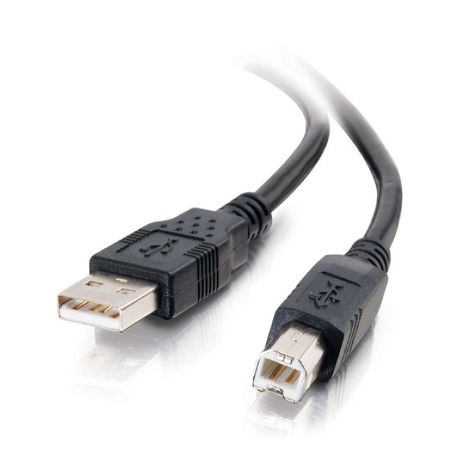 C2G Cable USB 2.0 A/B de 2 metros color negro Cable USB 2.0 A/B de 2 metros de la marca C2G en color negro, SKU 28102
