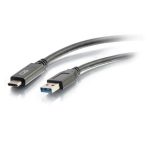 C2G Cable M/M USB 3.0 USB-C a USB-A 1,8 metros en color negro, SKU 28832