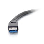 C2G Cable M/M USB 3.0 USB-C a USB-A 1,8 metros en color negro, SKU 28832