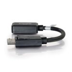 Adaptador C2G convertidor de DisplayPort macho a HDMI hembra, 20 cm, negro, SKU 54322