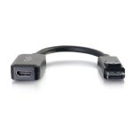 Adaptador C2G convertidor de DisplayPort macho a HDMI hembra, 20 cm, negro, SKU 54322