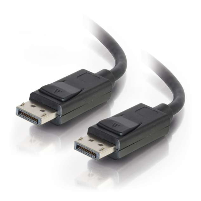 C2G cable DisplayPort de 0,91 m en color negro Imagen del cable DisplayPort C2G, modelo 54400, de 0,91 metros en color negro