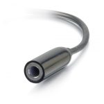 Cable de teléfono móvil C2G, color negro, de 0,09 m de longitud, con conector USB-C a 3,5 mm, SKU 54426