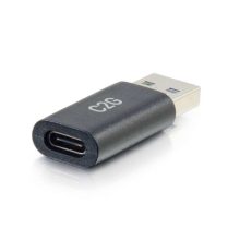 Convertidor adaptador C2G USB-C hembra a USB-A macho con velocidad SuperSpeed de 5 GB/s SKU: 54427