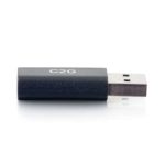 Convertidor adaptador C2G USB-C hembra a USB-A macho con velocidad SuperSpeed de 5 GB/s SKU: 54427