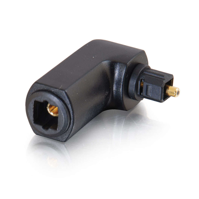 C2G Velocity Right Angle Toslink Adapter Negro 1 C2G Velocity Right Angle Toslink Adapter Negro