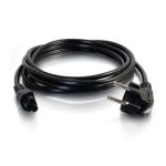 C2G Cable de alimentación europeo de 2 metros para portátil con conexión CEE 7/7 a IEC 60320 C5, SKU 80607